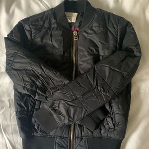 Black Bomber Jacket